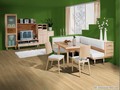 obývací pokoj-malba zelená