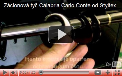 záclonová tyč calabria carlo conte