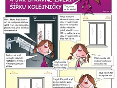 Designerka Karolínka a jak zaměřit kolejničky šířka