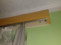 Svazácké záclony na táboře na Sázavě