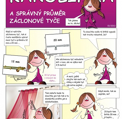 Designérka Karolínka 01 - A správný průměr záclonové tyče