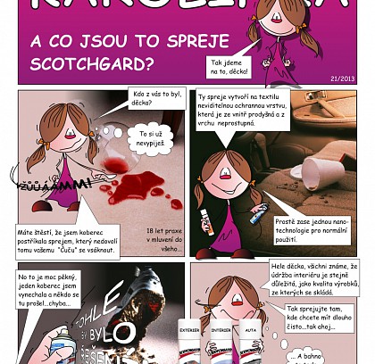 Designerka Karolínka - A co jsou to spreje Scotchgard