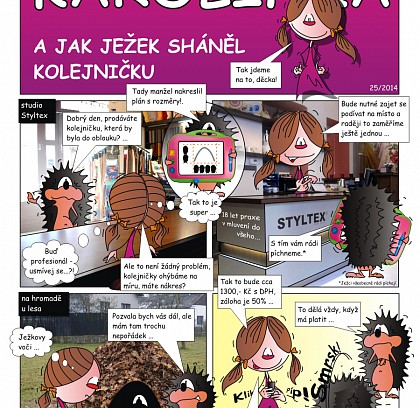 Designerka Karolínka  - A jak ježek sháněl kolejničku