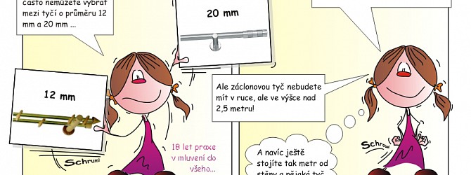 Designérka Karolínka 01 - A správný průměr záclonové tyče