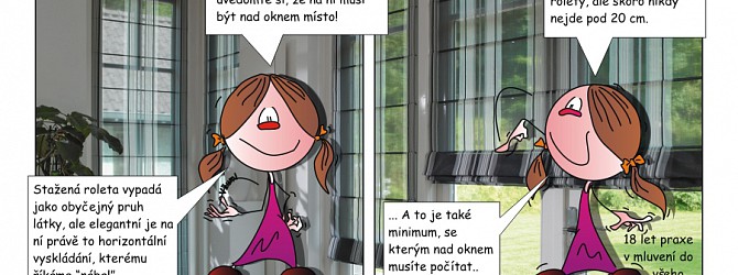 Designerka Karolínka - A výška nábalu římské rolety