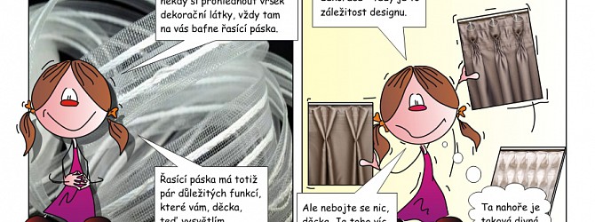 Designerka Karolínka - A proč se používá řasící páska